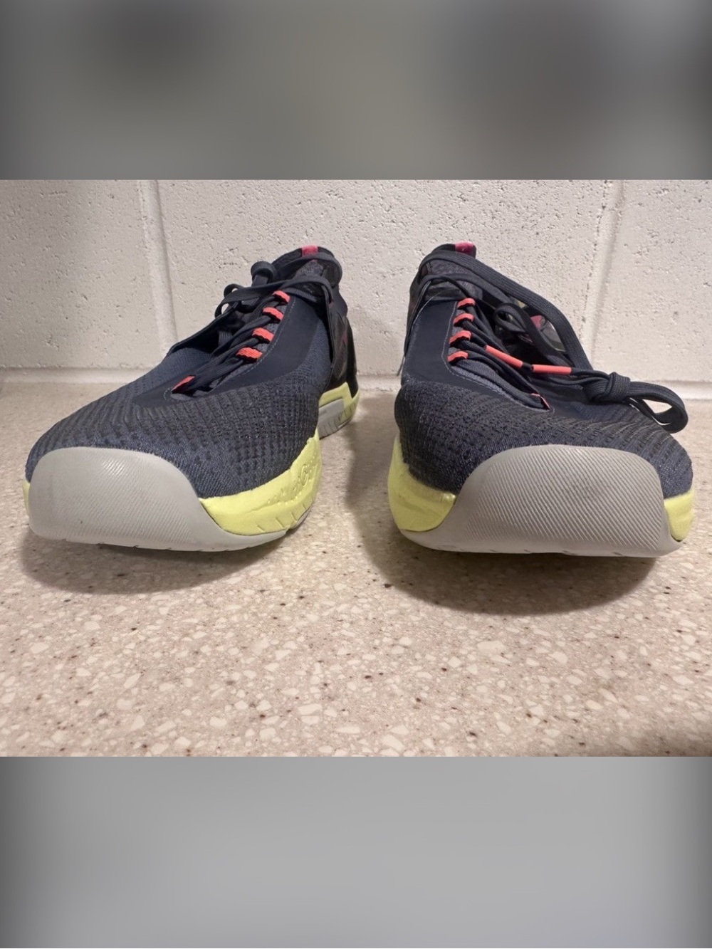 Under Armour TriBase Reign 4 Pro Amp Training Shoes Aurora Purple Yellow Ray 14 - Picture 7 of 16